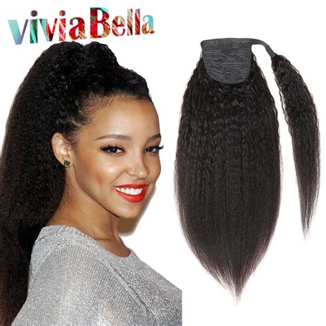 drawstring ponytail hair extensions|yaki human hair drawstring ponytail.